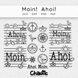 Plotterdatei Moin! Ahoi! - Sewando