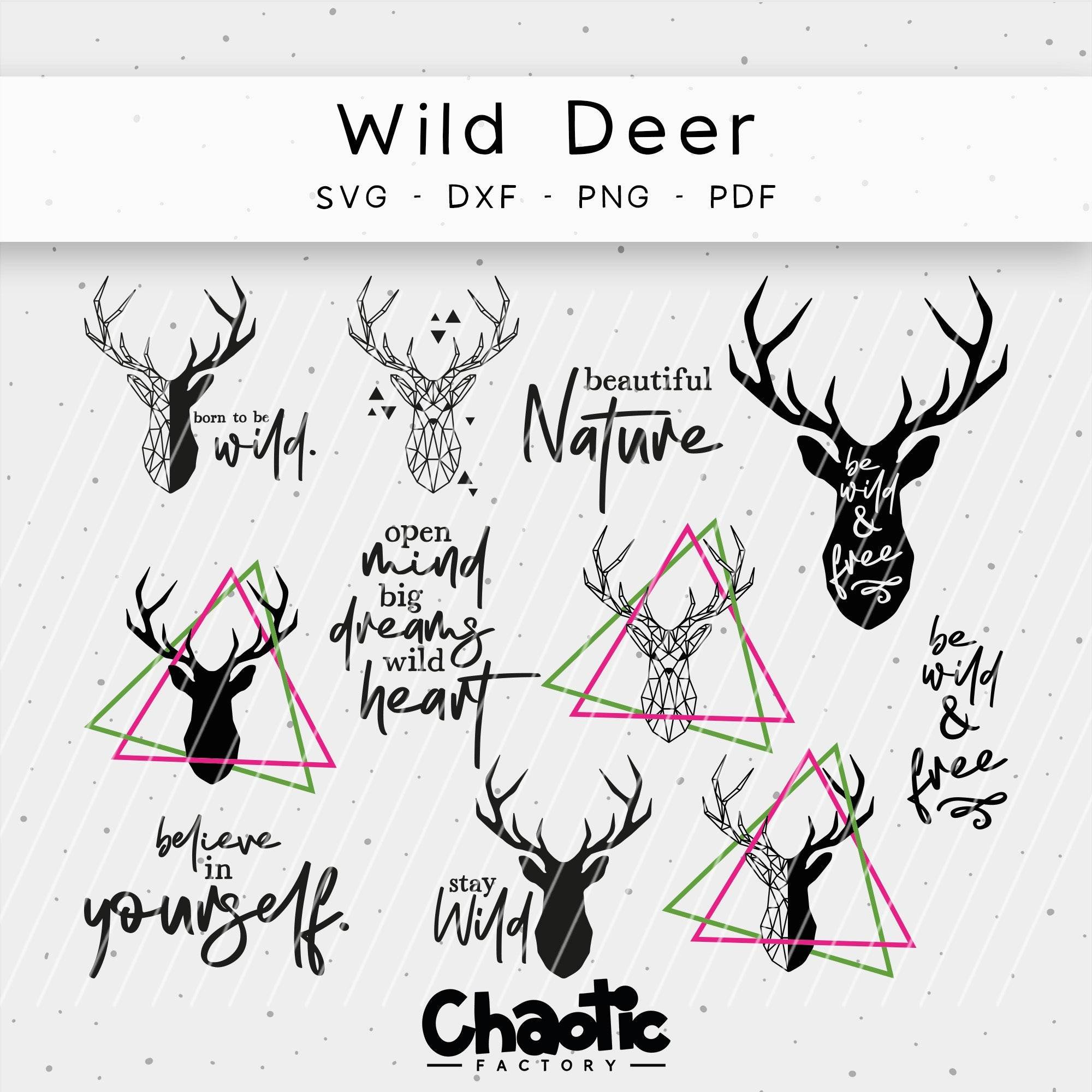 Plotterdatei Wild Deer - Sewando