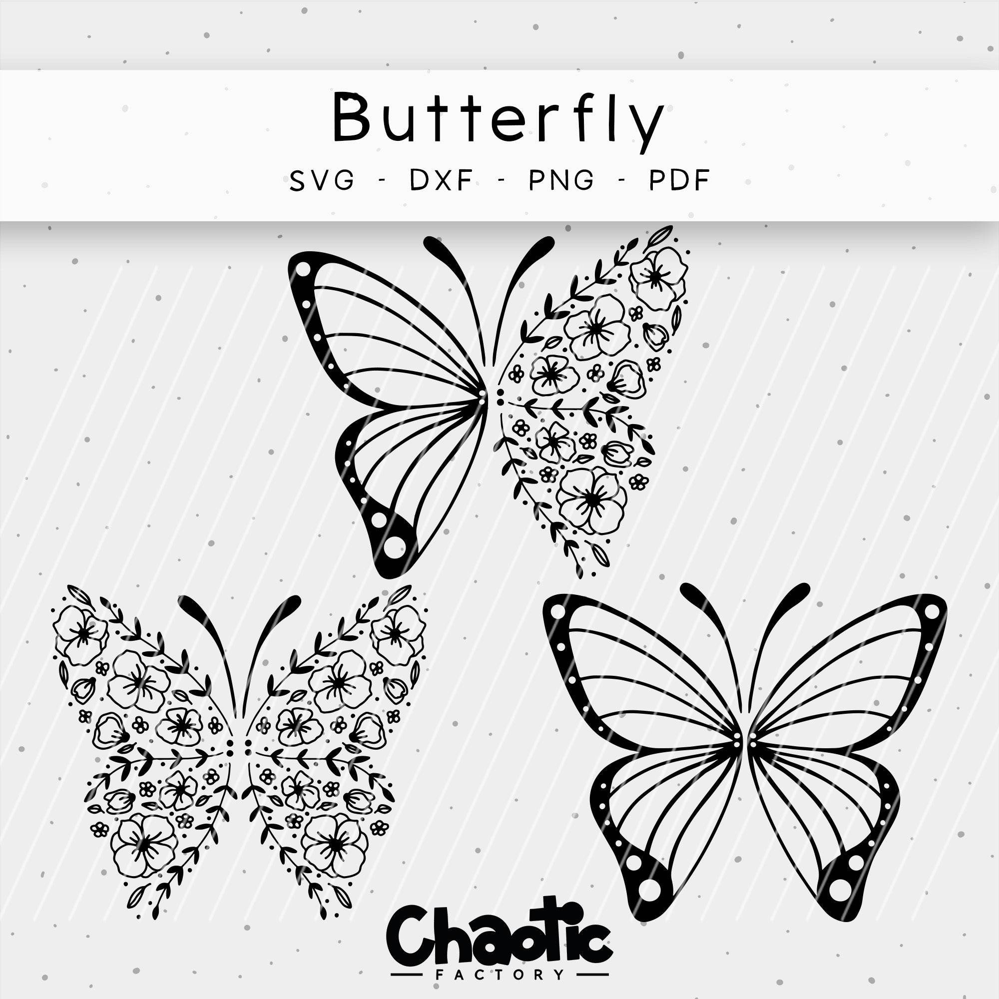 Plotterdatei Butterfly Schmetterling - Sewando