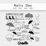 Plotterdatei Rainy Day - Sewando