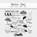 Plotterdatei Rainy Day - Sewando