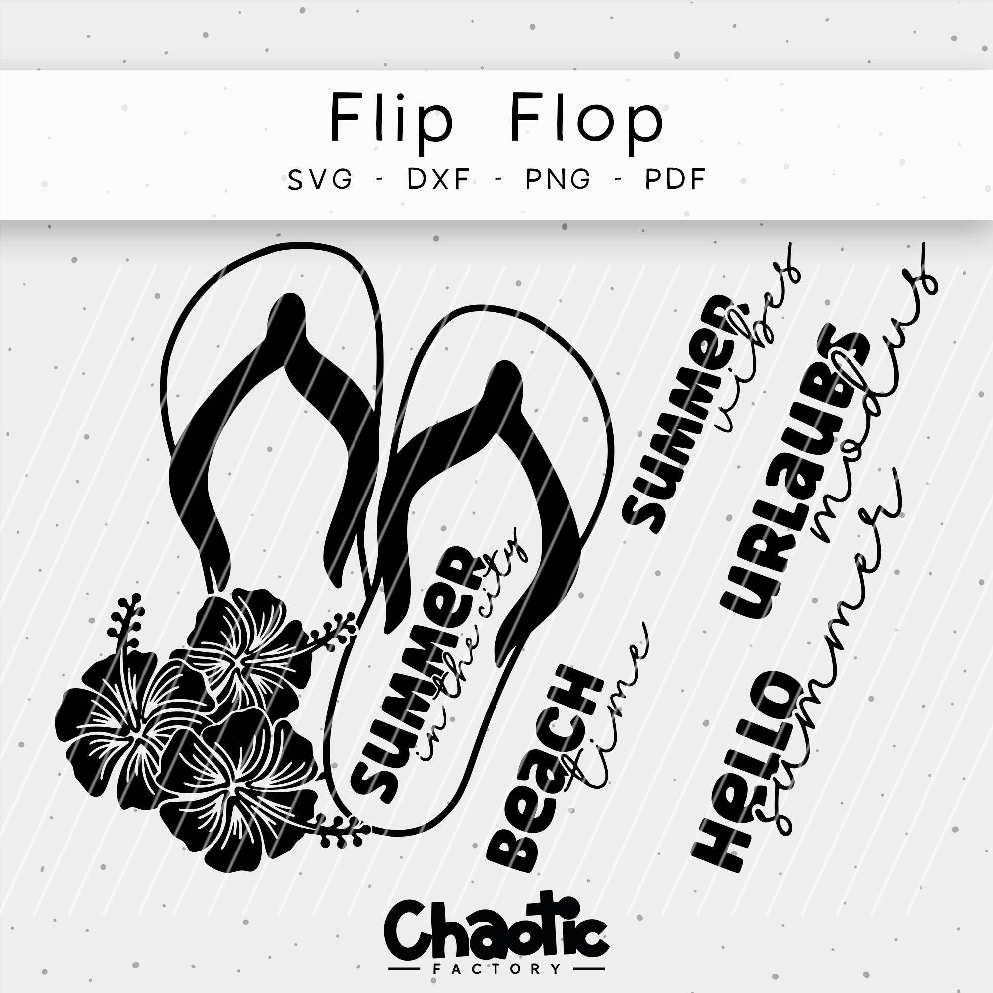 Plotterdatei Flip Flop - Sewando