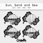 Plotterdatei Sun, Sand and Sea Muschel - Sewando
