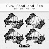 Plotterdatei Sun, Sand and Sea Muschel - Sewando
