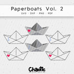 Plotterdatei Paperboats Vol.2 - Sewando