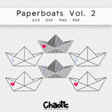 Plotterdatei Paperboats Vol.2 - Sewando