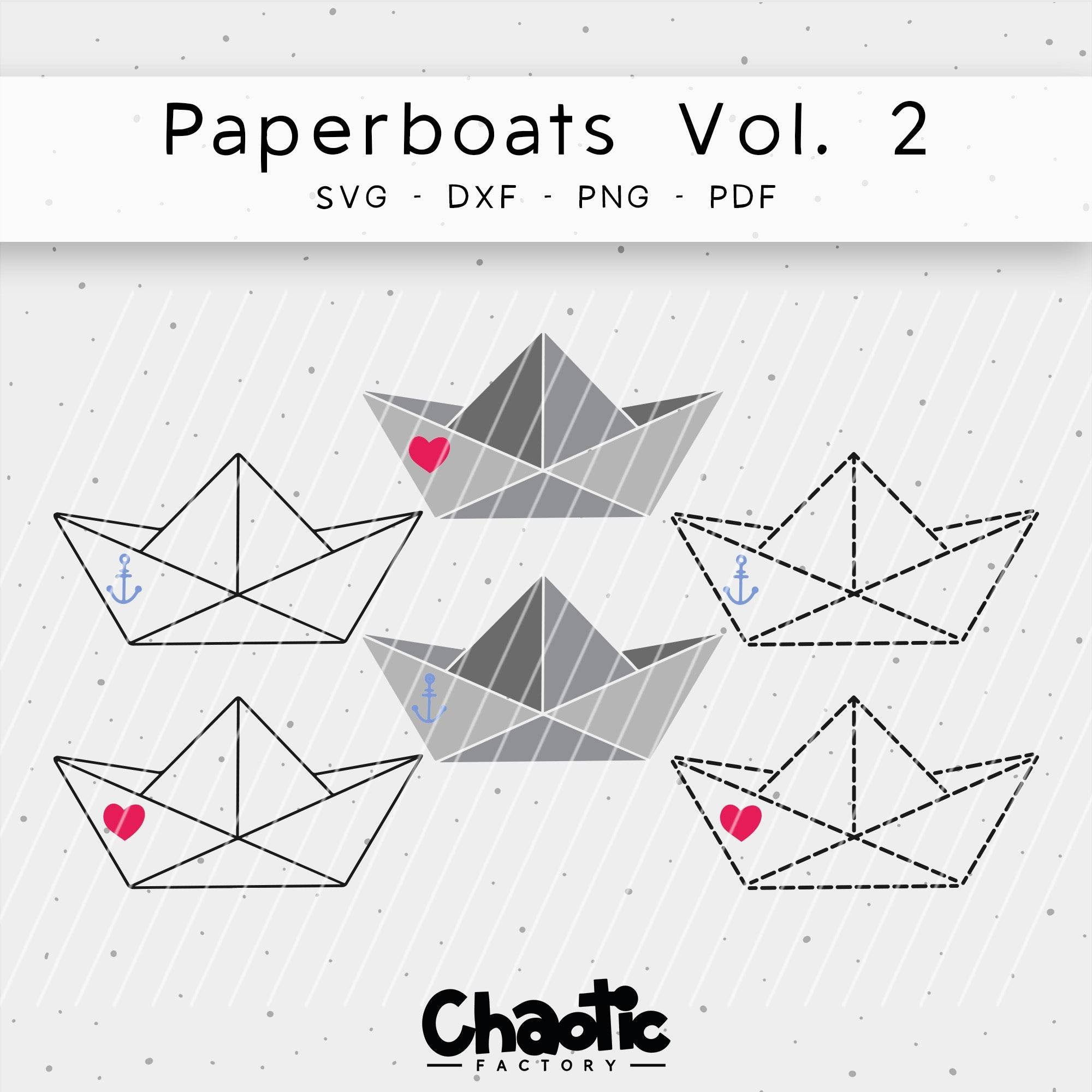 Plotterdatei Paperboats Vol.2 - Sewando