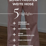 E-Book und Schnittmuster | Weite Hose S-XL - Sewando