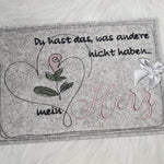 Stickdatei - Du hast mein Herz... - Sewando