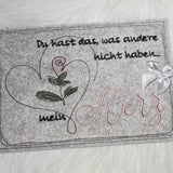 Stickdatei - Du hast mein Herz... - Sewando