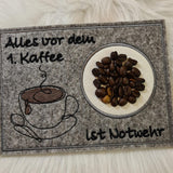 Stickdatei - Mugrug "Alles vor dem 1. Kaffee ist Notwehr"