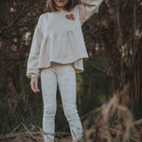 RUFFLE SWEATER LINA 80-164 - Sewando