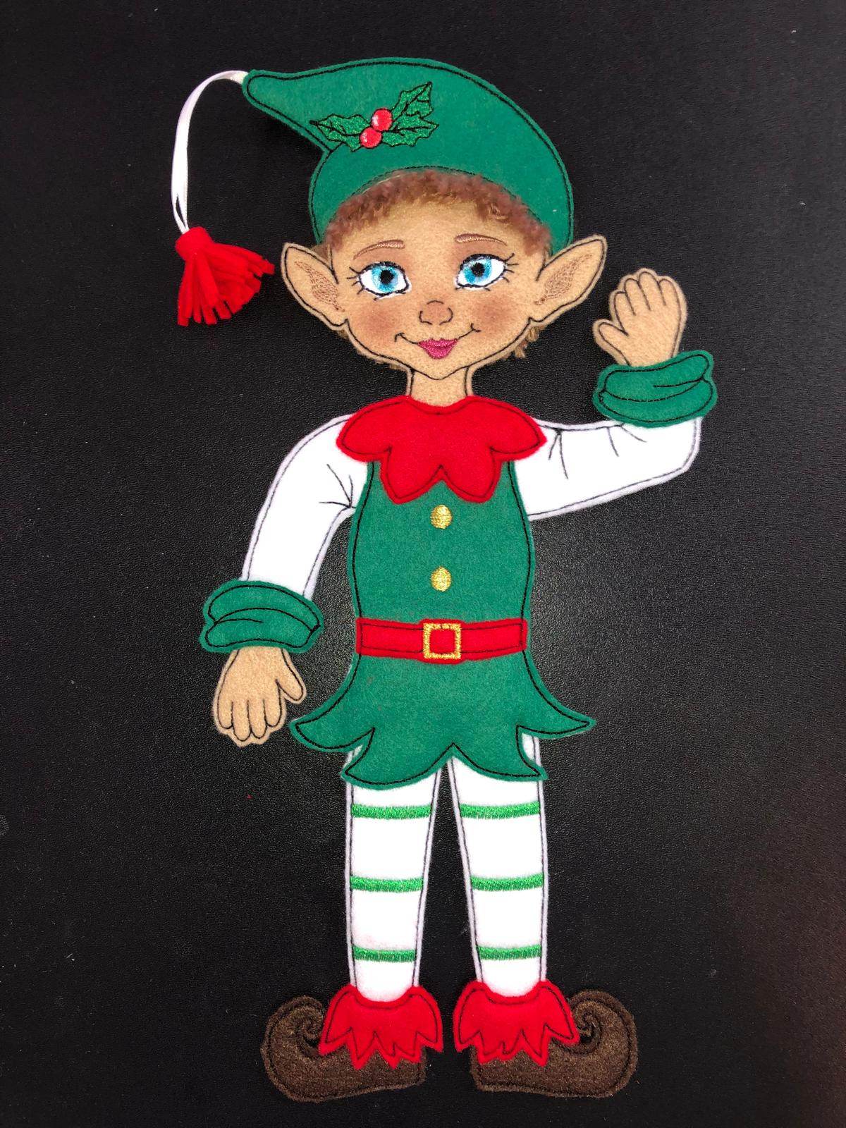 Stickdatei - Weihnachtselfen - Paar - Sewando