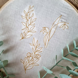 Stickdatei Blumenset "Eleganz"