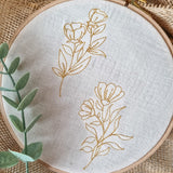 Stickdatei Blumenset "Eleganz"