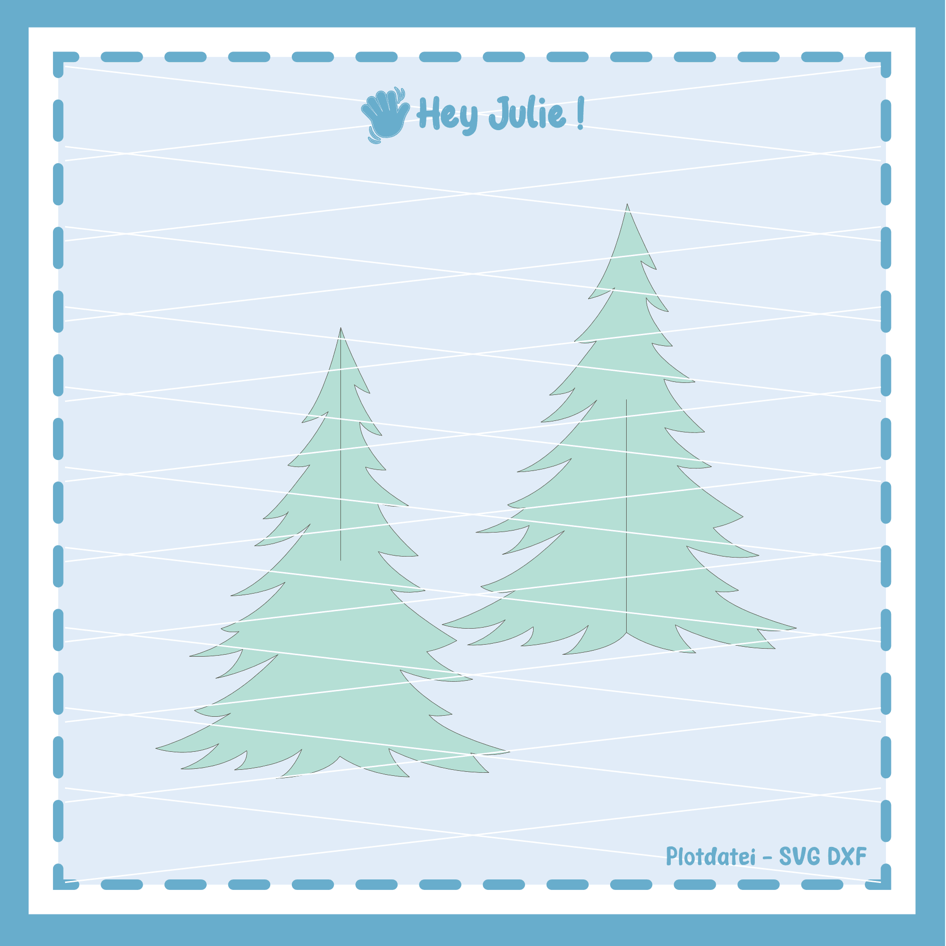 Plotterdatei Wichtel Box Weihnachtsdeko - Sewando
