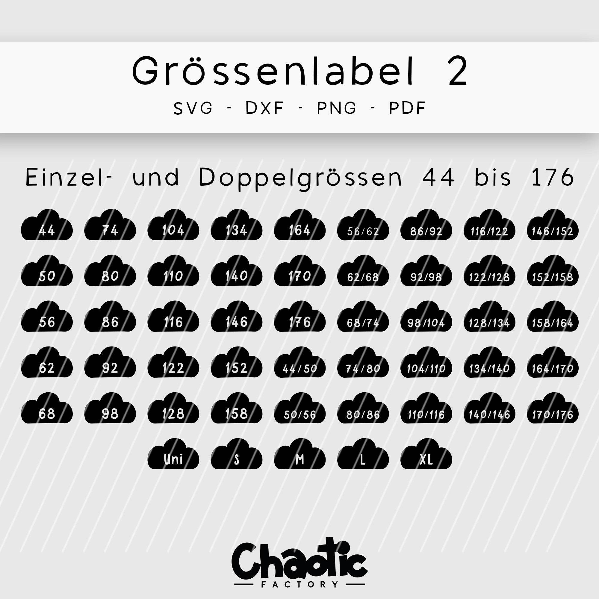 Plotterdatei Größenlabel 2 - Sewando