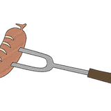 Stickdatei - GRILL WARS (Doodle-Applikation & Vollstick) - Sewando