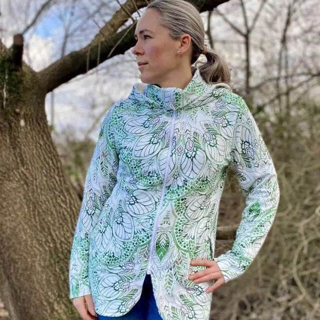 Schnittmuster Sweatjacke Labradorit Gr. 32 - 58 DE - Sewando