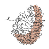 Stickdatei - Single Line Set "Advent"