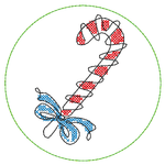 Stickdatei - Untersetzer Single Line Advent (24 Dateien) - Sewando