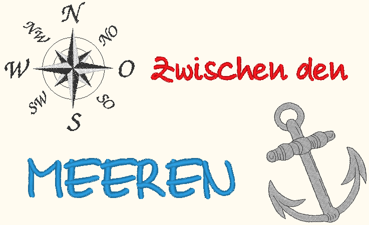 Stickdatei - Zwischen den MEEREN - Sewando