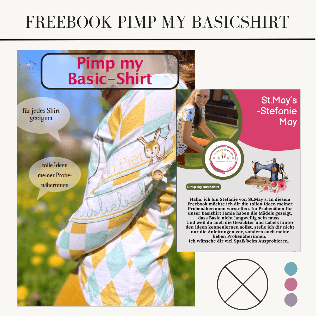 Freebook Tutorial Pimp my Basicshirt: - Sewando