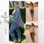 Schnittmuster Shirt ISALIE 34-54 : - Sewando