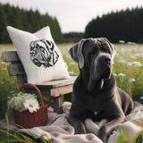 Stickdatei Mastiff "Marta" - realistisch - FÜR HELLE STOFFE