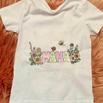 Stickdatei Mama mit Blumen Lineare Art Set 946 - Sewando