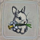 Stickdatei Applikation Osterhase Hase "Ilona"  - realistisch - FÜR HELLE & DUNKLE STOFFE