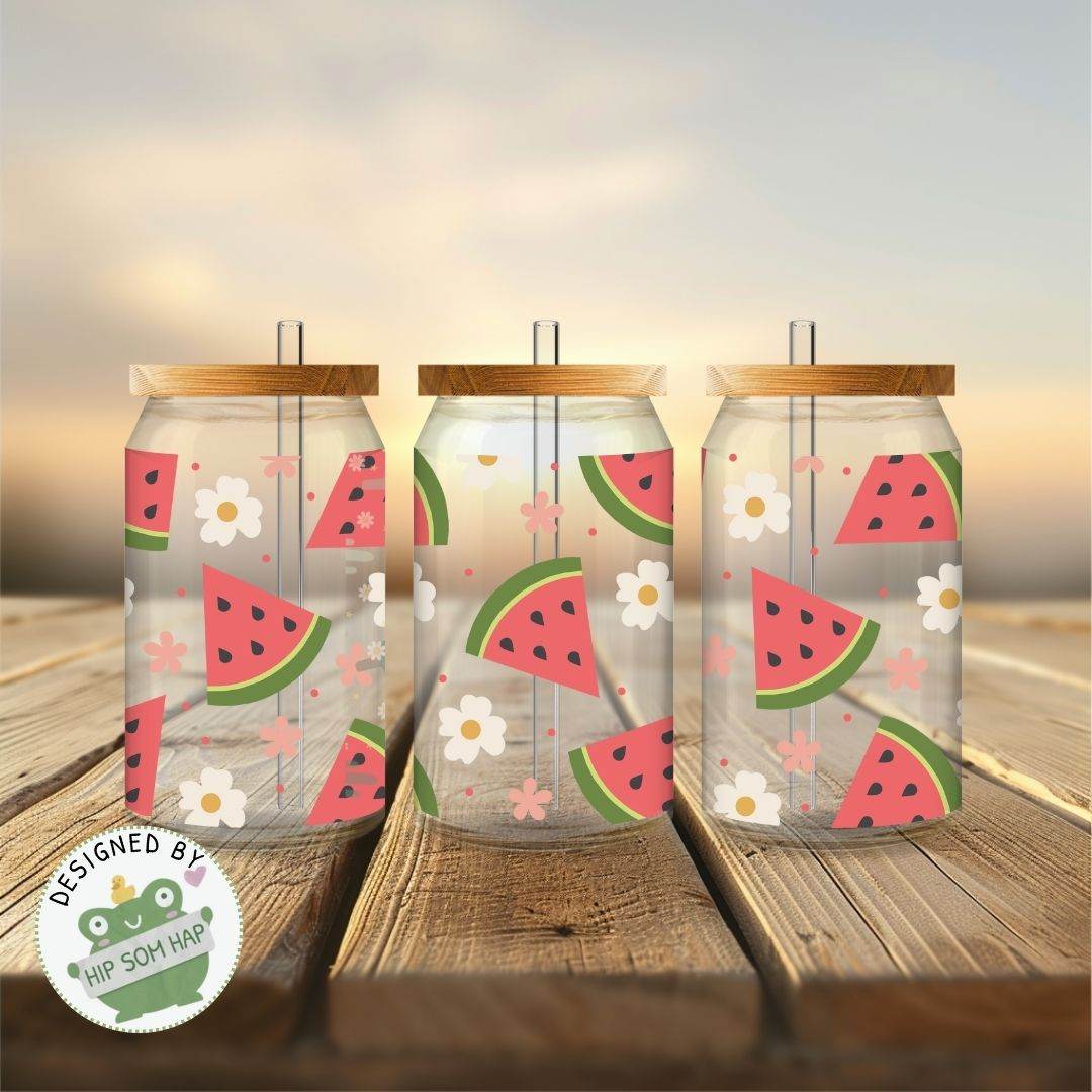 exklusiv bei Sewando: Wassermelonen-Sommer – Fruchtiges Sublimationsdesign - Sewando