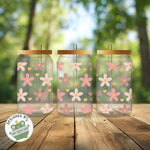 exklusiv bei Sewando: Retro-Blumen-Sublimationsdesign in Pastell - Sewando