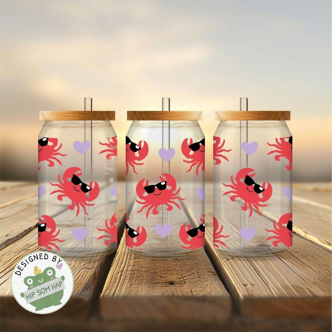 exklusiv bei Sewando: Coole Krabbe – Sommerliches Sublimationsdesign - Sewando