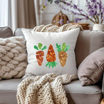 Glitzer-Möhren Bügelbild – Karotten-Druck für Ostern, Frühling & Gartenliebe - Sewando