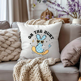 On the Hunt – Bügelbild mit Osterhase auf Skateboard - Sewando