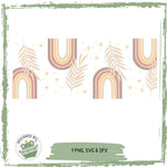exklusiv bei Sewando: Boho-Regenbogen & Palmenblätter – Trendiges Sublimationsdesign - Sewando