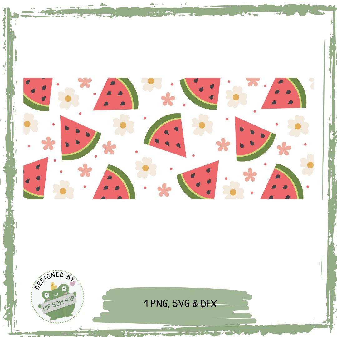 exklusiv bei Sewando: Wassermelonen-Sommer – Fruchtiges Sublimationsdesign - Sewando