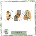 exklusiv bei Sewando: Sublimationsdesign Boho Abstract – Geometrie & Pflanzen - Sewando