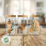 exklusiv bei Sewando: Sublimationsdesign Boho Abstract – Geometrie & Pflanzen - Sewando