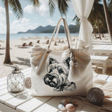 Stickdatei Cairn Terrier "Cully" - realistisch - FÜR HELLE STOFFE