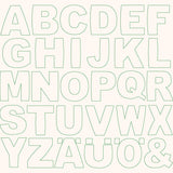 30x Stickdatei "ABC 6"  30 Buchstaben inkl Umlaute