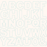 30x Stickdatei "ABC 8" Alphabet inkl Umlaute