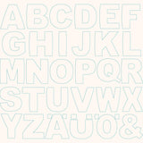 30x Stickdatei "ABC 8" Alphabet inkl Umlaute