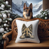 Stickdatei Applikation Deutscher Schäferhund "Helli" - realistisch - FÜR HELLE & DUNKLE STOFFE