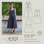 Schnittmuster KLEID ACACIA Gr. 32-50 - Sewando