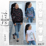 Schnittmuster Shirt LUTTACH Gr. XS-XXL : - Sewando
