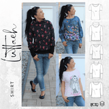Schnittmuster Shirt LUTTACH Gr. XS-XXL : - Sewando