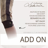 Add ON Schnittmuster Zusatz zur schneidigen Lederhosn: Beinabschluß zur Hose in 3/4 Länge Gr.56-128