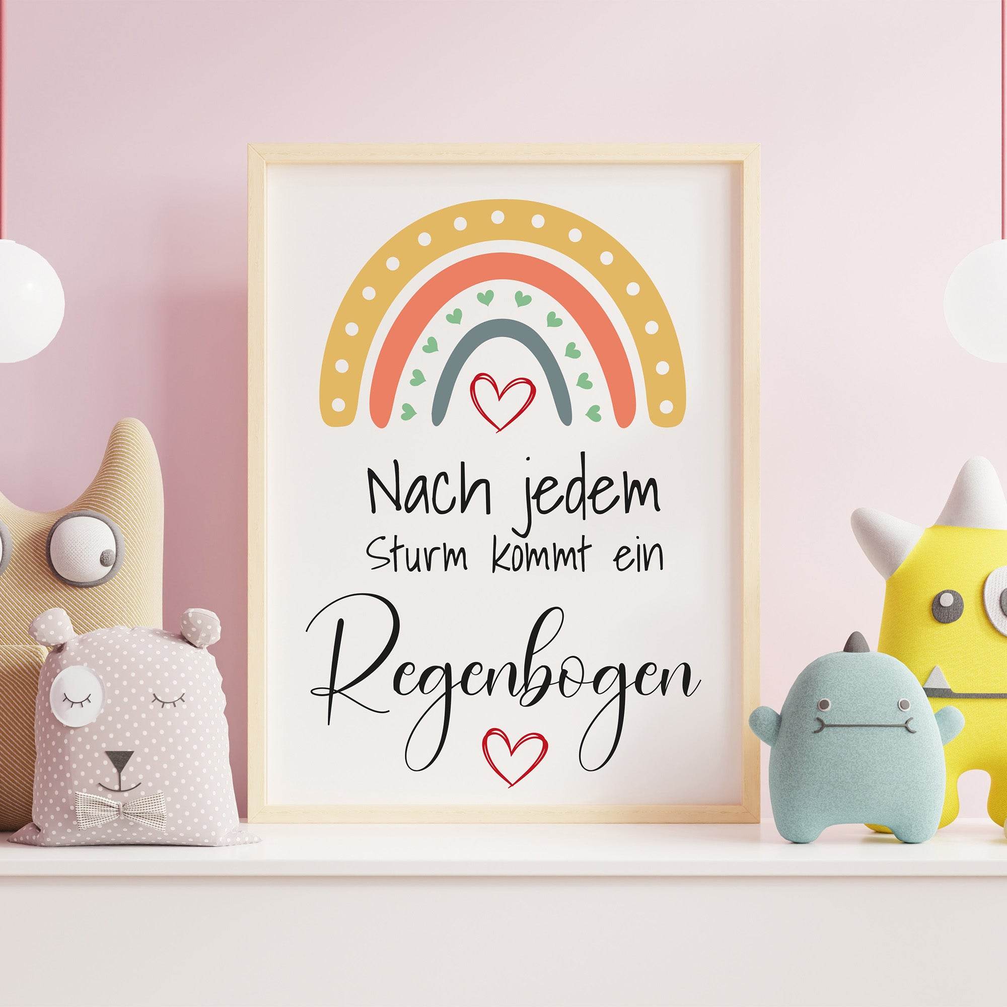 Plotterdatei Nach jedem Sturm – Regenbogen - Sewando
